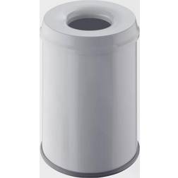 Helit Self-extinguishing paper bin, capacity 15 l, HxÃ 335 light grey, pack 2